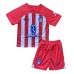 Günstige Atletico Madrid Babykleidung Heim Fussballtrikot Kinder 2023-24 Kurzarm (+ kurze hosen)